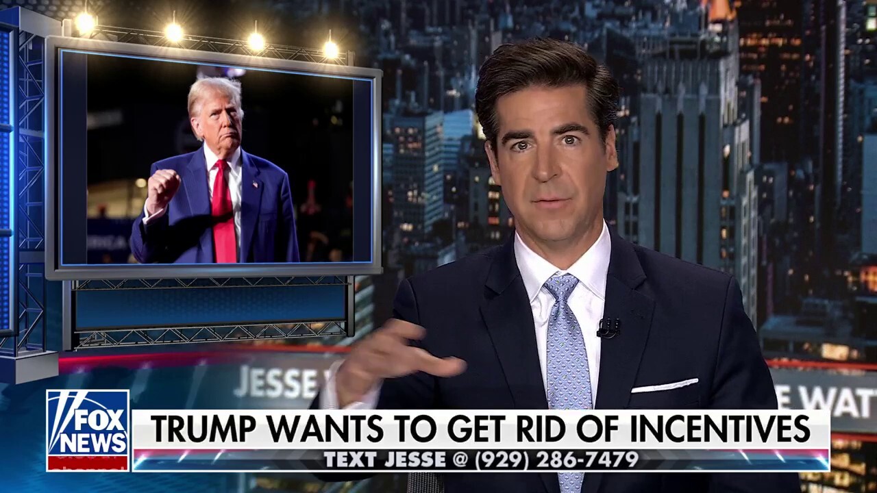 JESSE WATTERS: While Trump had his eyes on the architecture, the world had its eyes on him