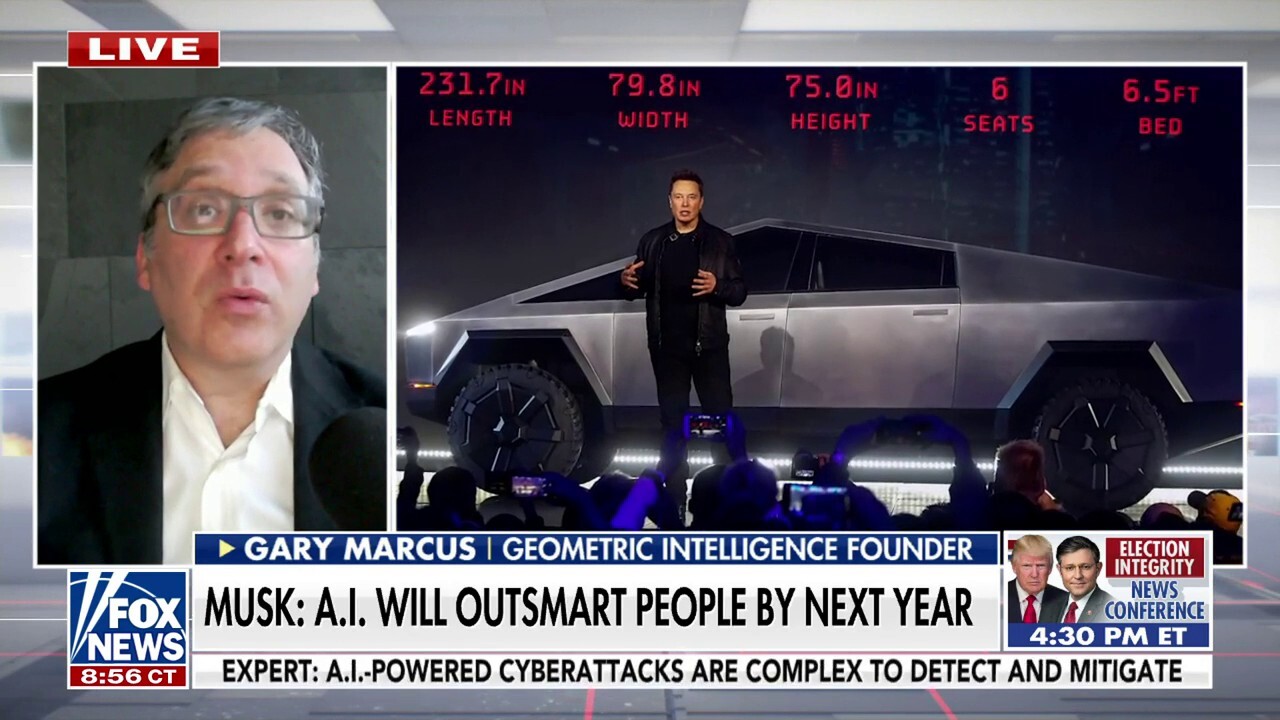 Elon Musk predicts AI will outsmart humans by end of 2025 