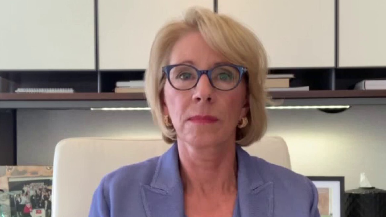 Betsy DeVos says Ed Dept is 'as far left-wing' as one can imagine
