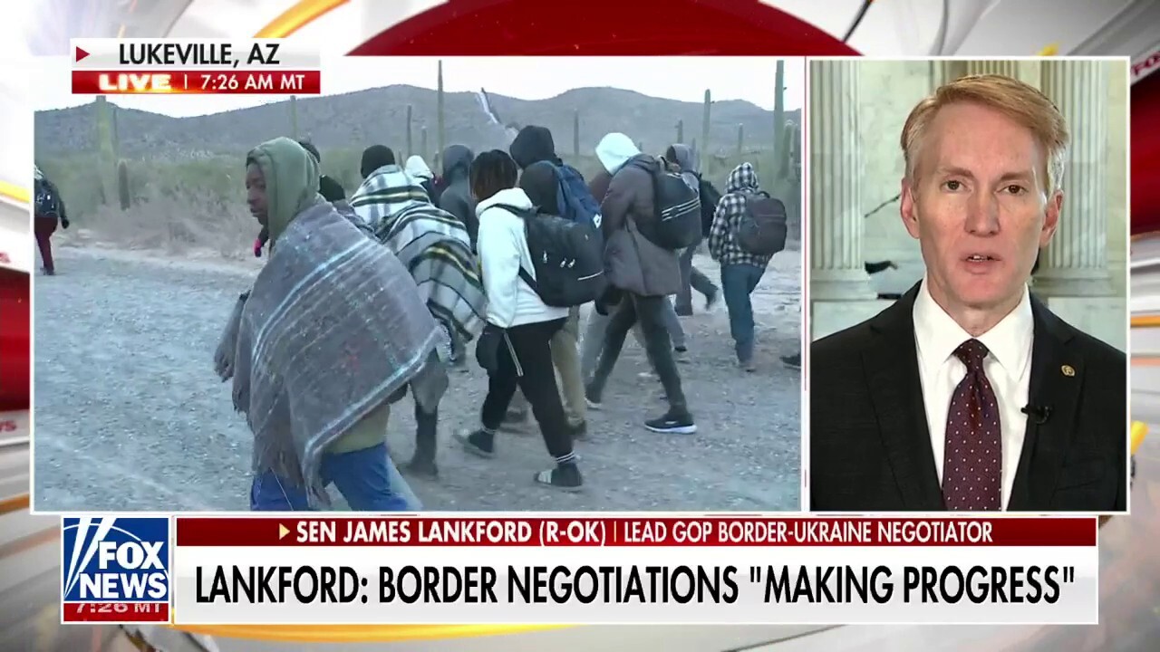 Sen. Lankford addresses border crisis as negotiations remain in limbo: 'Not a political issue'