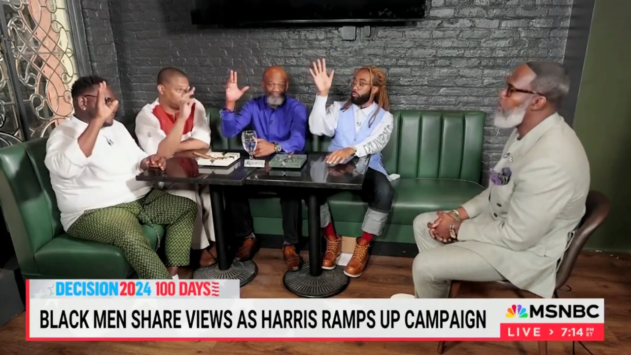 Black male voters have surprising response to Trump voting question during MSNBC roundtable 