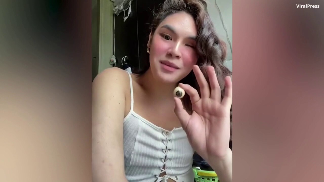 Woman goes viral after showing viewers how she puts in her artificial eye 