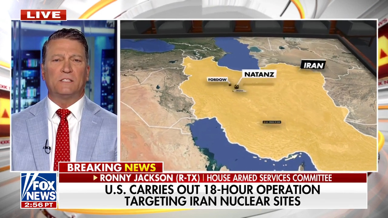 Rep. Jackson touts 'impressive' US mission destroying Iranian nuclear sites: 'Long time coming'