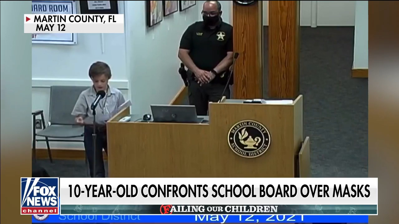 10-year-old confronts school board over masks: 'I wanted to take a stand'