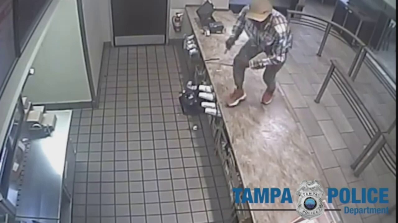 Man jumps over Burger King counter and threatens employees