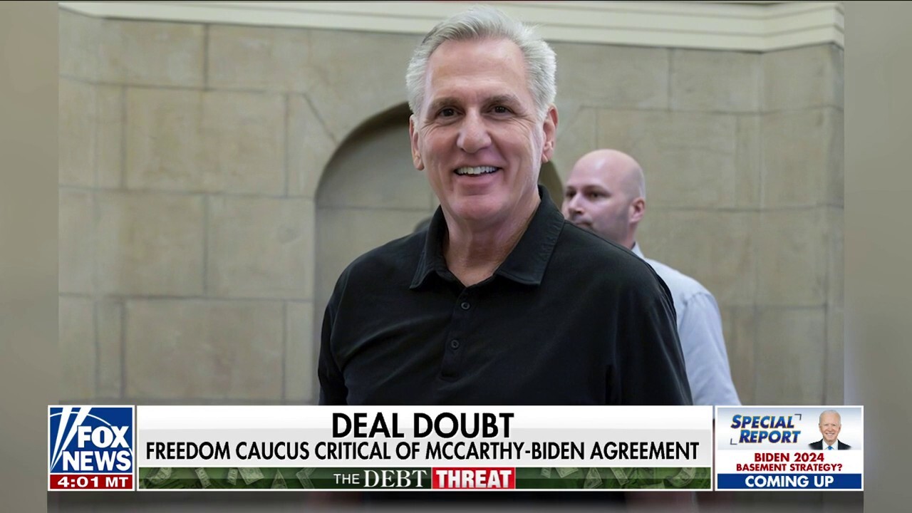 House Speaker Kevin McCarthy looks to shore up support for debt ceiling bill