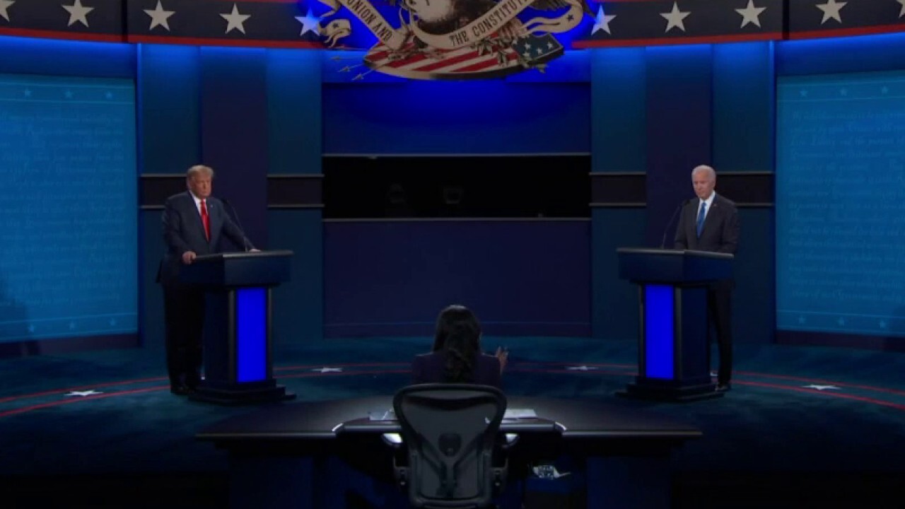 Trump presses Biden on political career in contentious final debate