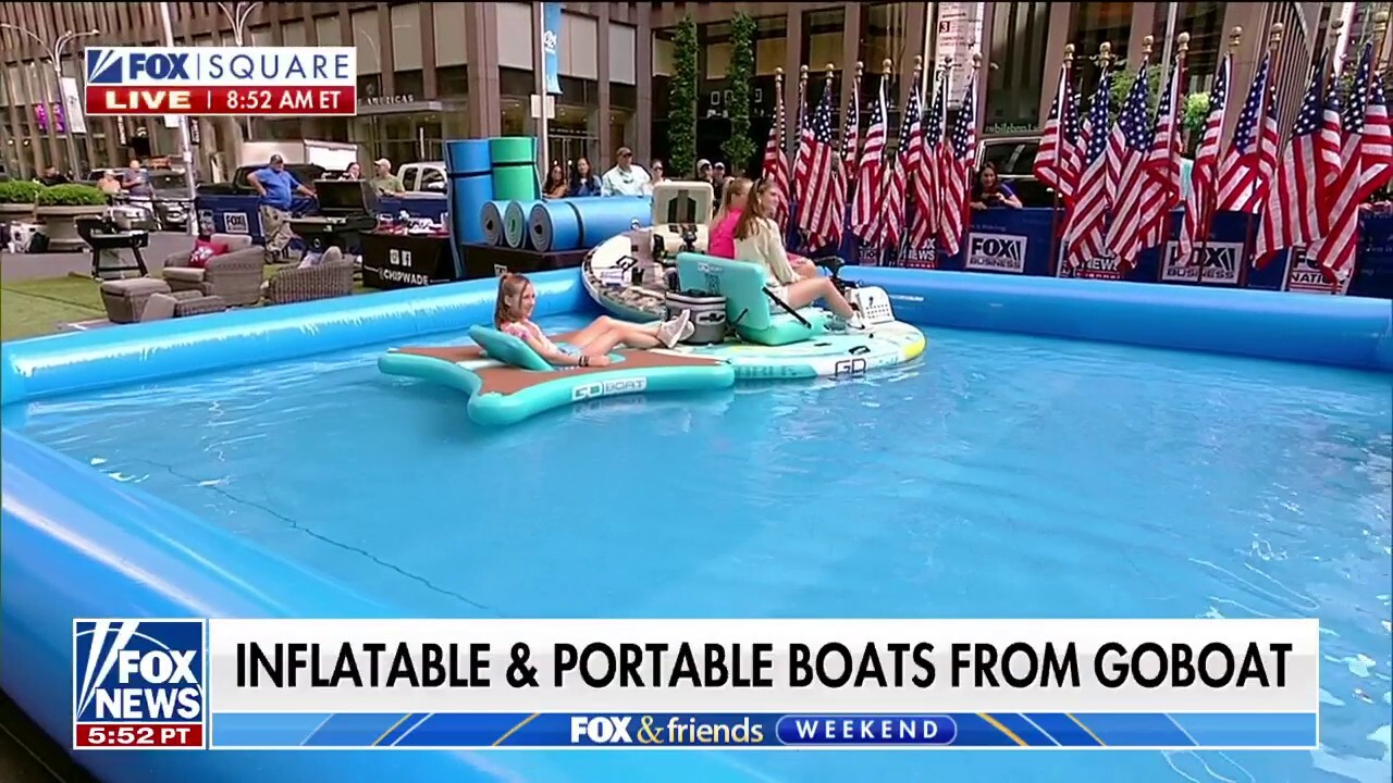 DIY expert Chip Wade joins ‘Fox & Friends Weekend’ to showcase summer items like an inflatable boat, decking tools and a hands free screen door.