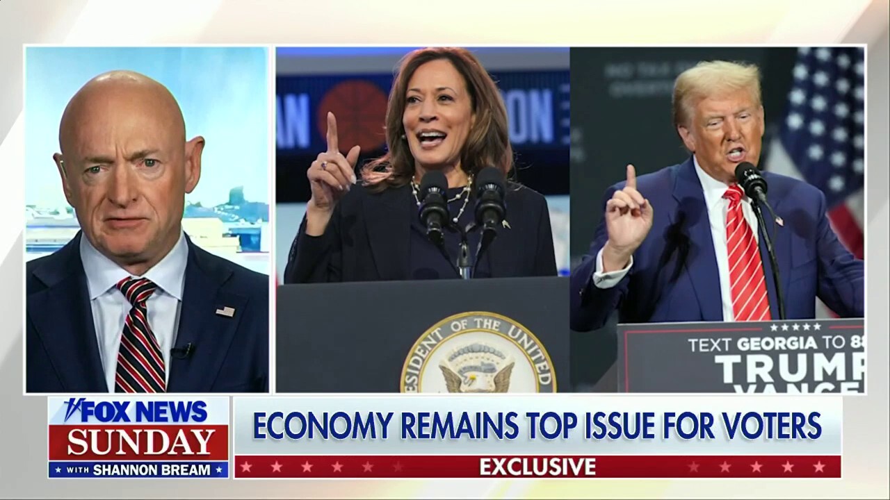 Sen. Mark Kelly defends Kamala Harris' record on the economy, says momentum is in her favor