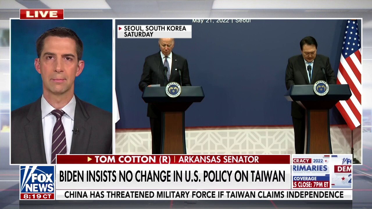 Biden's 'confused' China policy creating 'provocation without deterrence': Tom Cotton