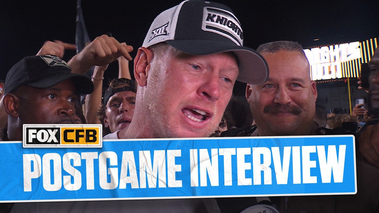 UCF Scott Frost on the Knights HUGE UPSET win over No. 2 BYU