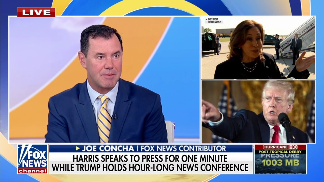 We're watching Kamala Harris' 'teleprompter candidacy': Joe Concha