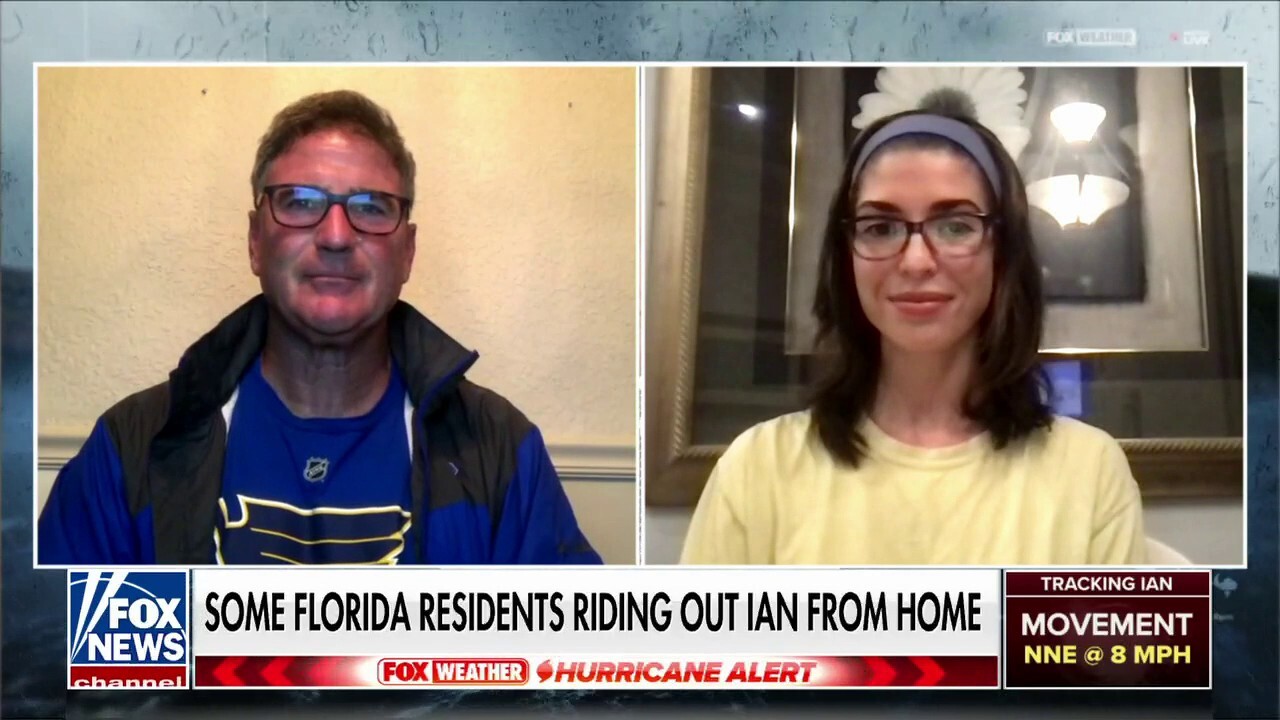 Some Florida residents stay home to ride out Hurricane Ian