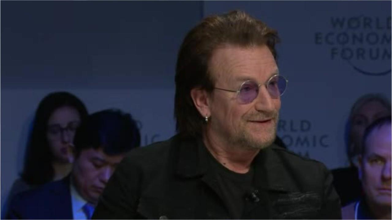 Bono calls capitalism 'amoral' at World Economic Forum event