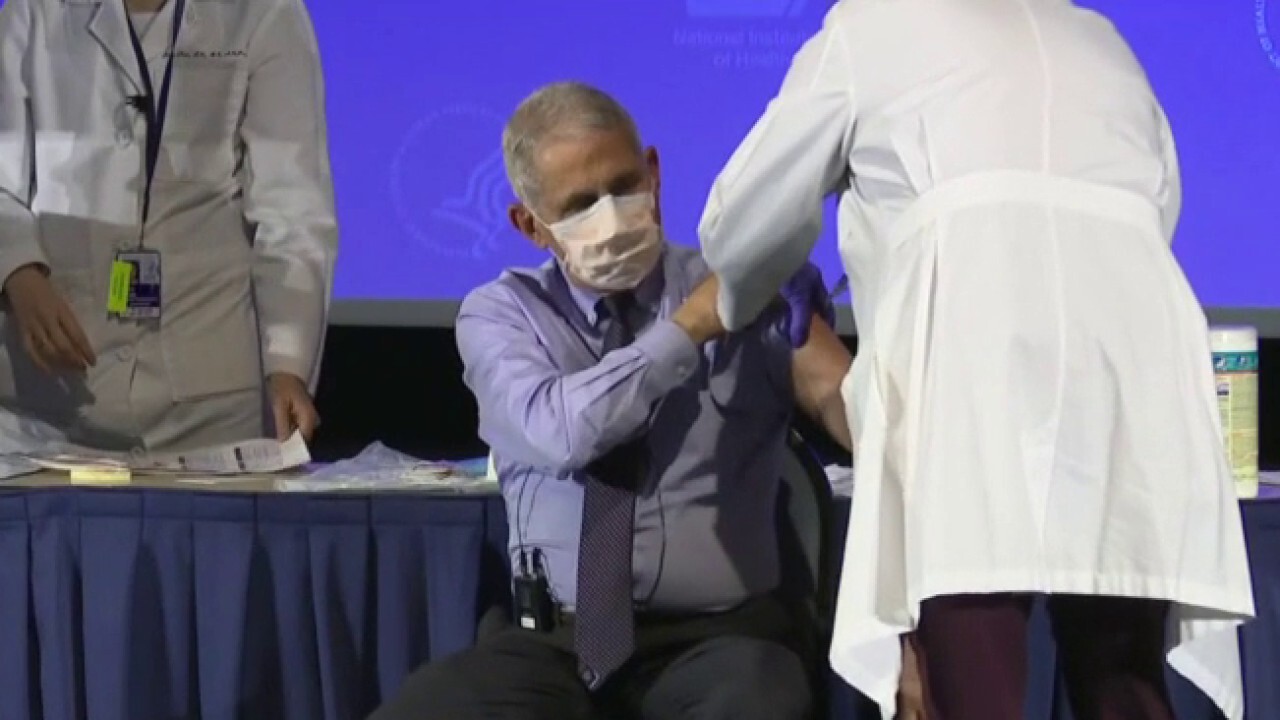 Fauci ‘feeling great’ after receiving first COVID-19 vaccine shot