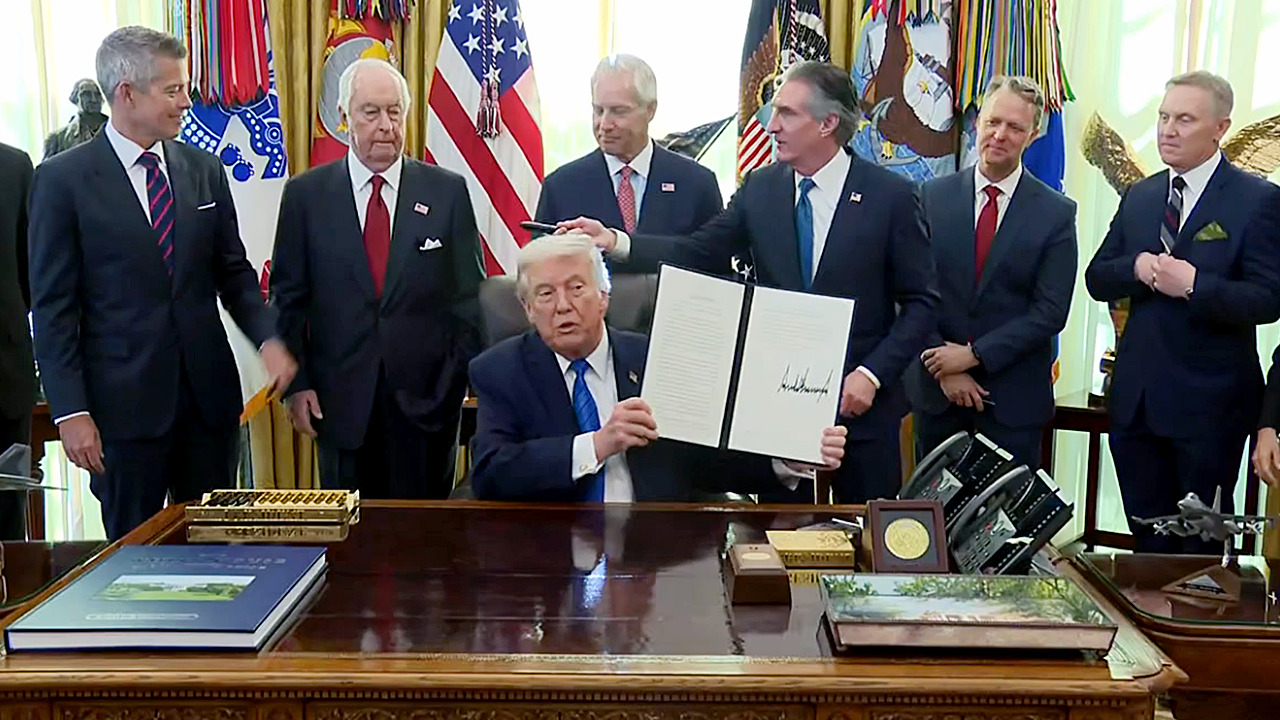 WATCH LIVE: President Trump signs executive orders