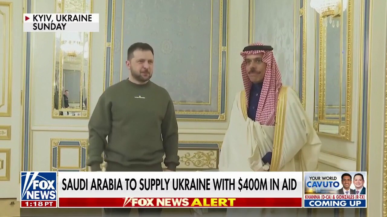 Saudi Arabia agrees to provide $400M in aid to Ukraine