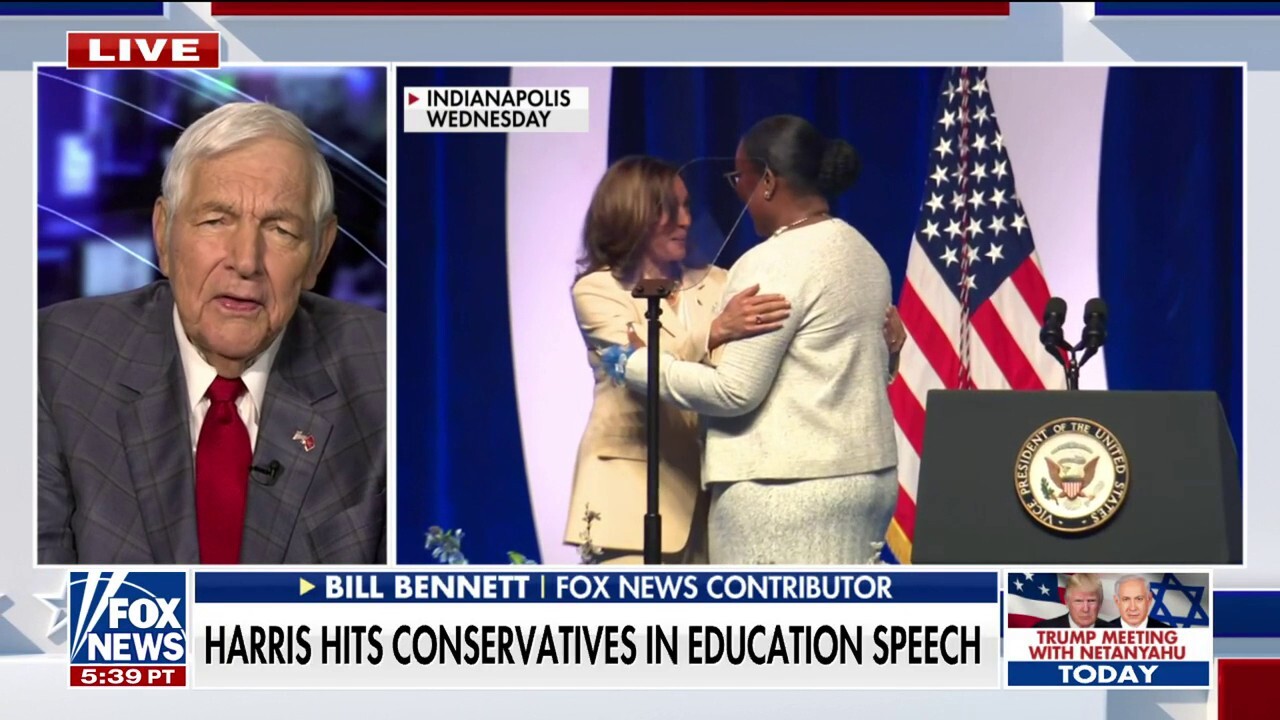 Fox News contributor Bill Bennett joined 'Fox & Friends' to discuss Kamala Harris' stance on education and how it differs from Trump's plan to transform education nationwide. 