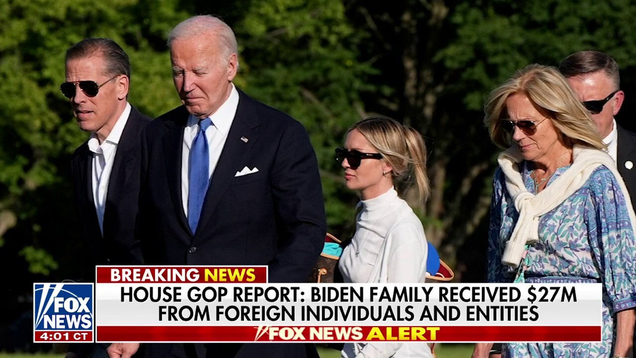 Biden family received $27 million from foreign individuals, entities: House GOP report