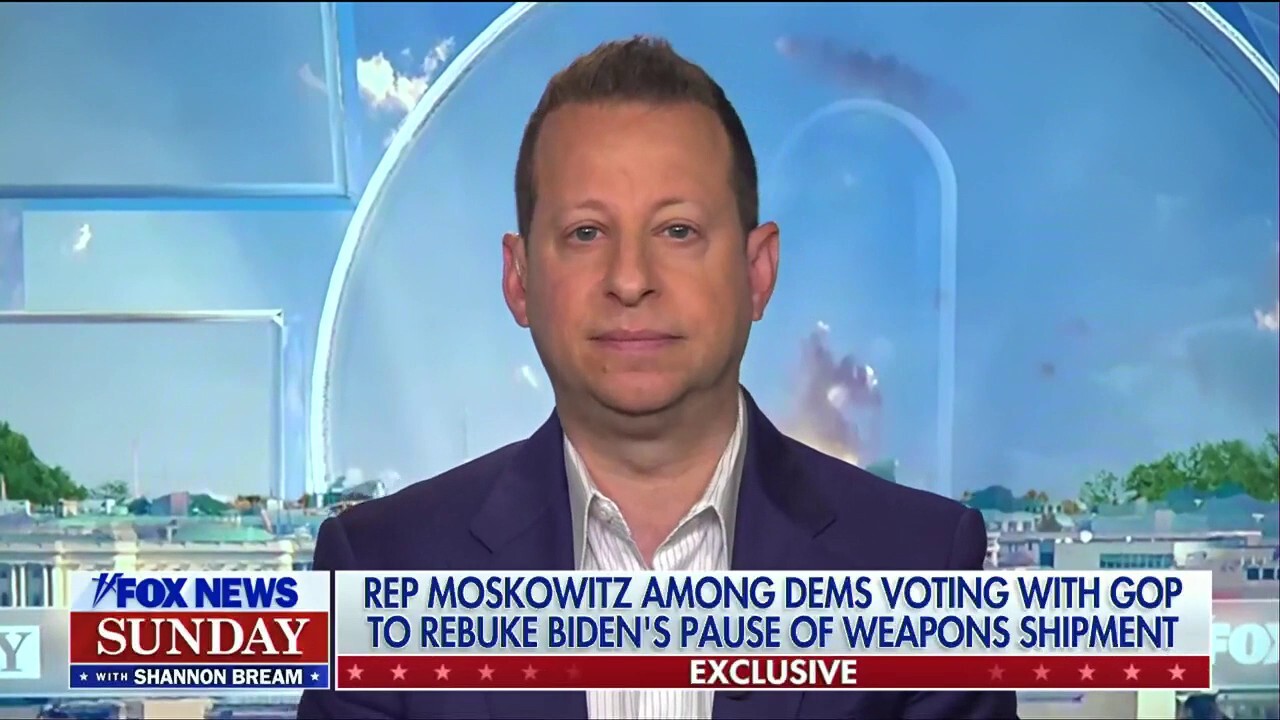Rep. Jared Moskowitz, D-Fla., joins ‘Fox News Sunday’ to discuss the ICC’s warrants out for Israeli officials and why he rebukes President Biden’s pause on a weapons shipment.