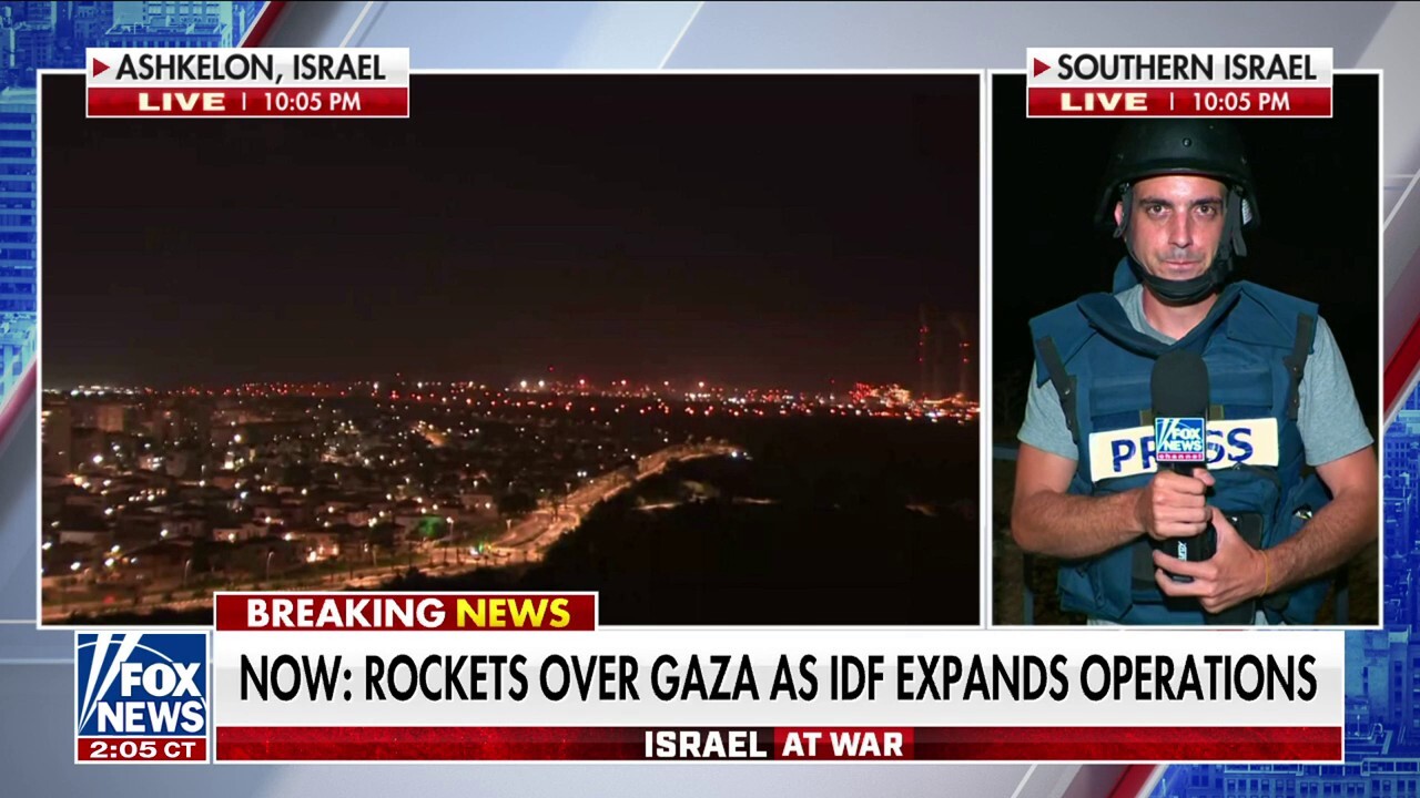 Israel now: Rockets over Gaza as IDF expands ground raid