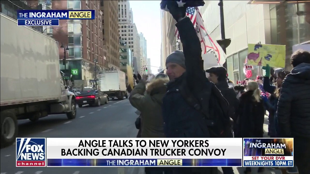  Exclusive: Ingraham Angle talks to New Yorkers backing Canadian trucker convoy