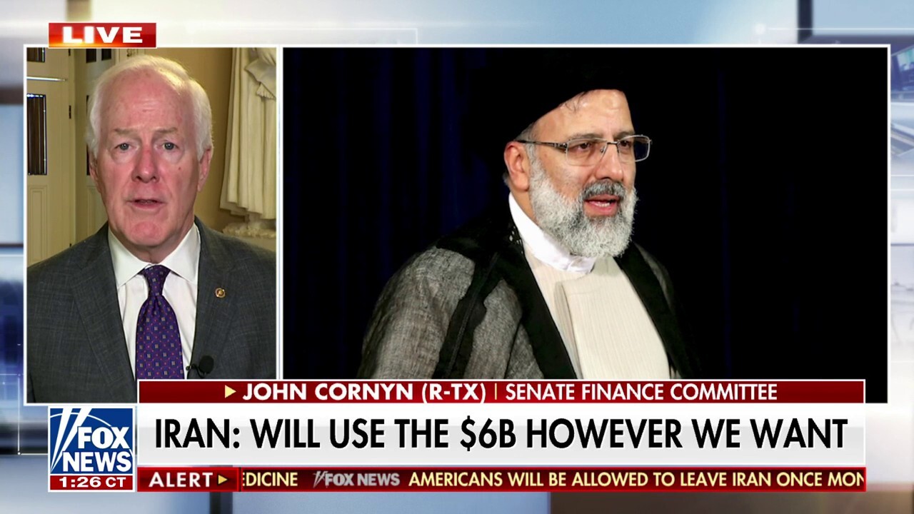 Biden is encouraging more hostage-taking with Iranian payoff: Sen. John Cornyn