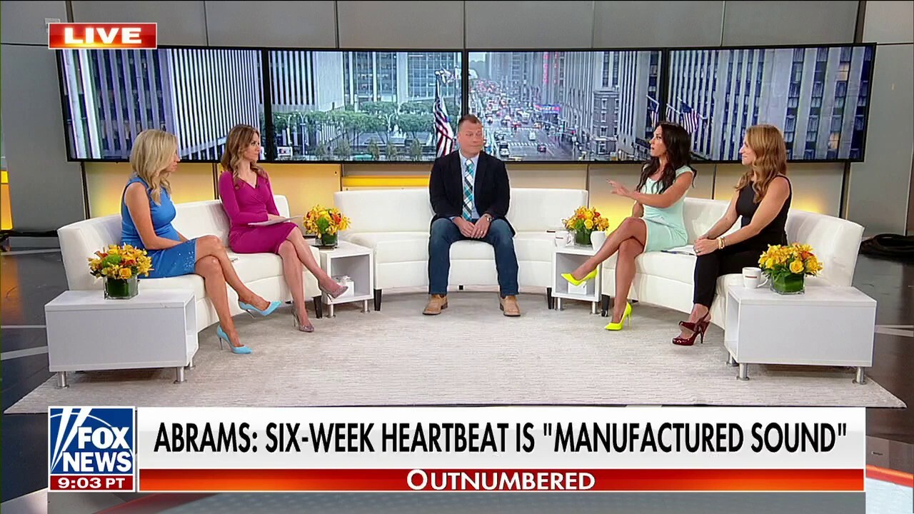 'Outnumbered' on Stacey Abrams claiming six-week fetal heartbeat is a 'manufactured sound'