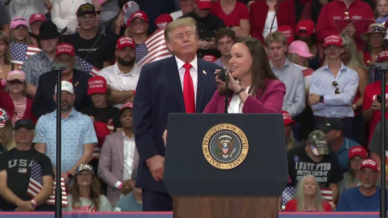 Rep Donalds, Sen Moody take stage at Florida Trump rally
