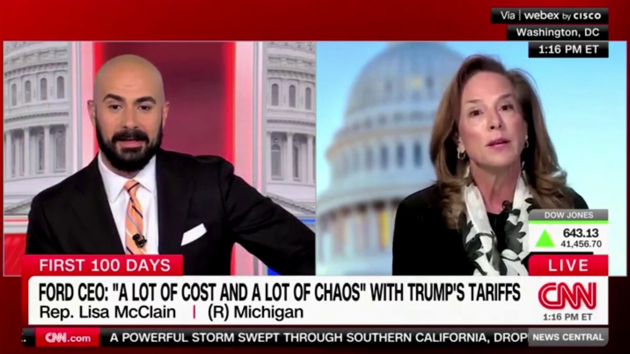 Rep. Lisa McClain calls out CNN host for 'the sky is falling' narrative, says people need to 'relax'