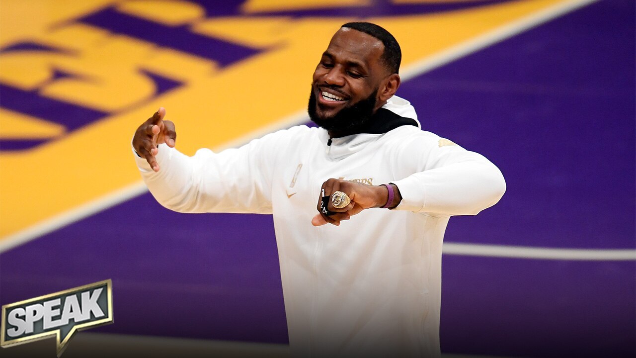 LeBron James pushes back on "ring culture" — What really defines greatness? | Speak