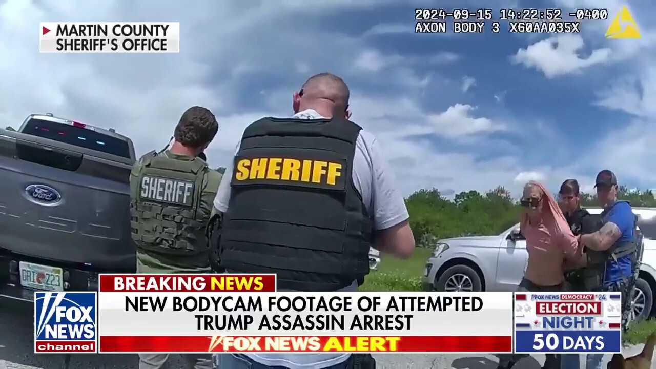 Bodycam footage of would-be Trump assassin released