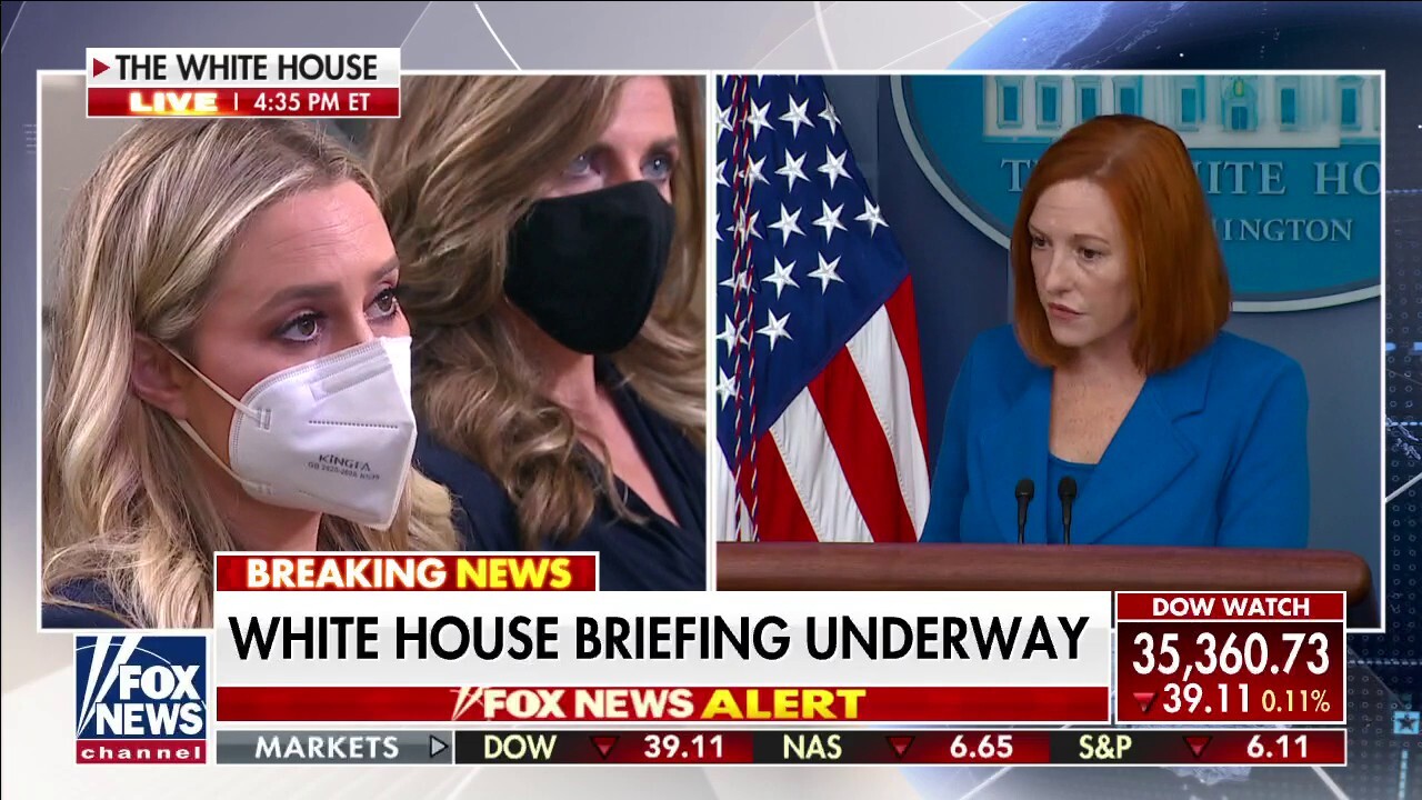 Fox News presses Psaki about Biden checking his watch during dignified transfer