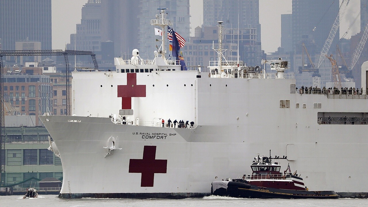 USNS Comfort will now take coronavirus patients as crew member tests positive for COVID-19