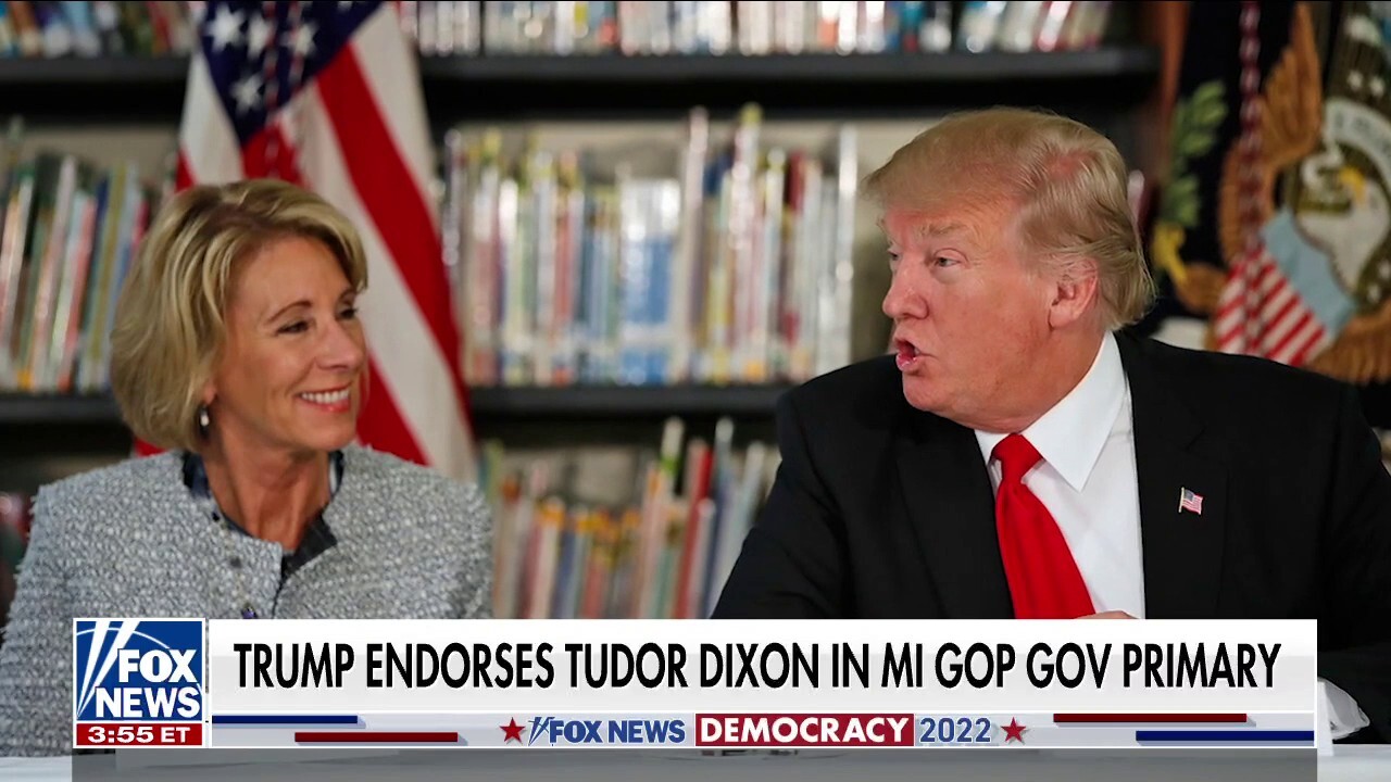 Trump Backs Tudor Dixon In Michigan Republican Gubernatorial Primaries ...