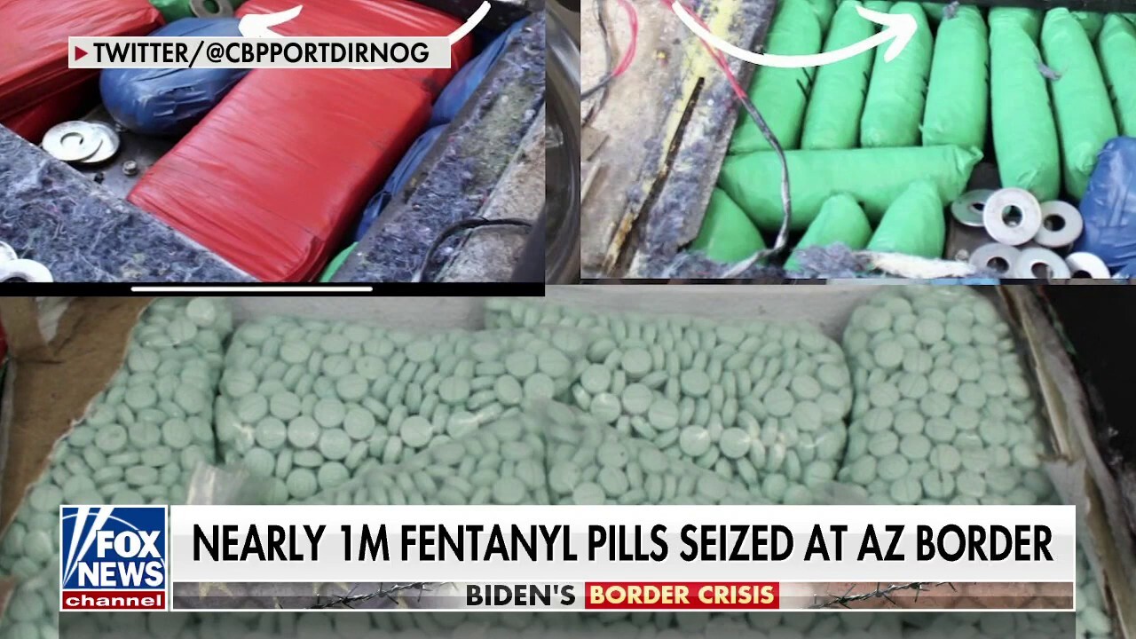 One million fentanyl pills seized at Arizona border in one week