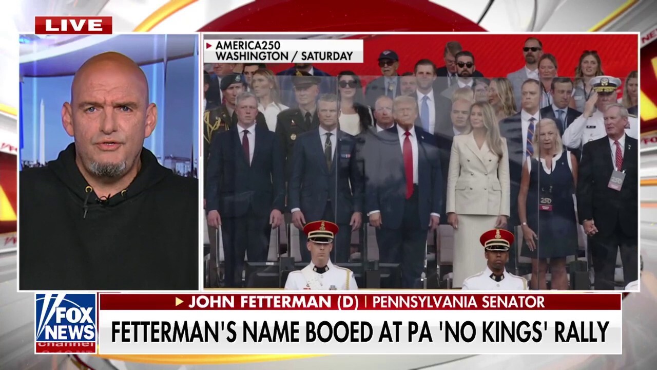 Fetterman says US must 'have Israel's back,' blasts Democrats' criticism of military parade