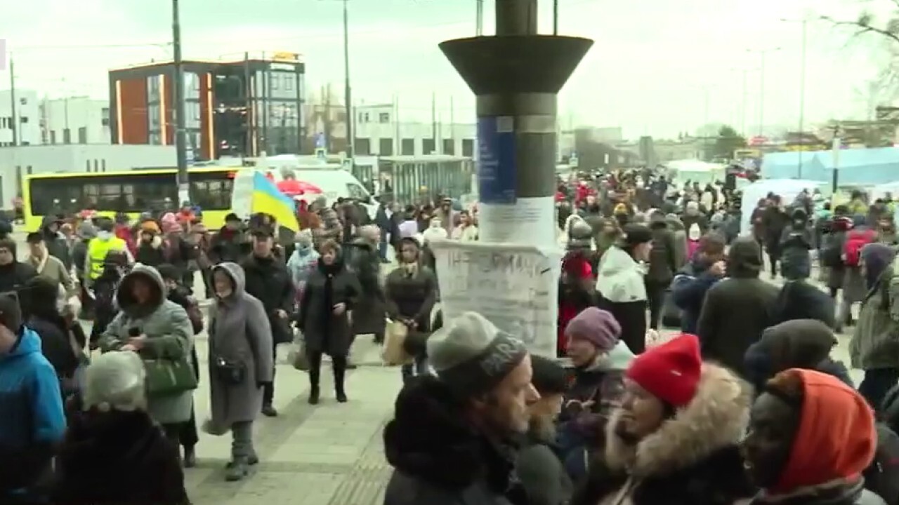 Foreigners travel to Ukraine to fight as more than 1.3M flee the country