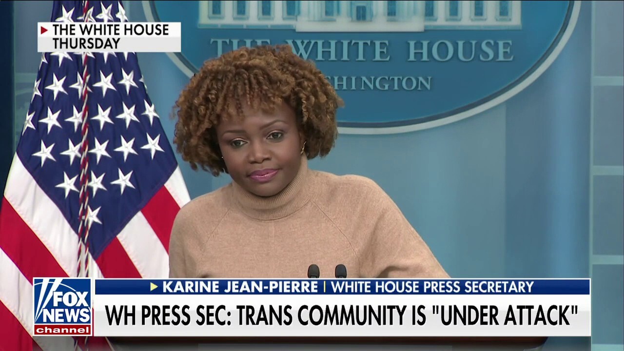 Karine Jean-Pierre slammed for claiming trans community 'under attack'