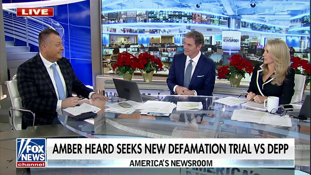 Jimmy Joins 'America's Newsroom' To Talk About Amber Heard's Request For A New Trial