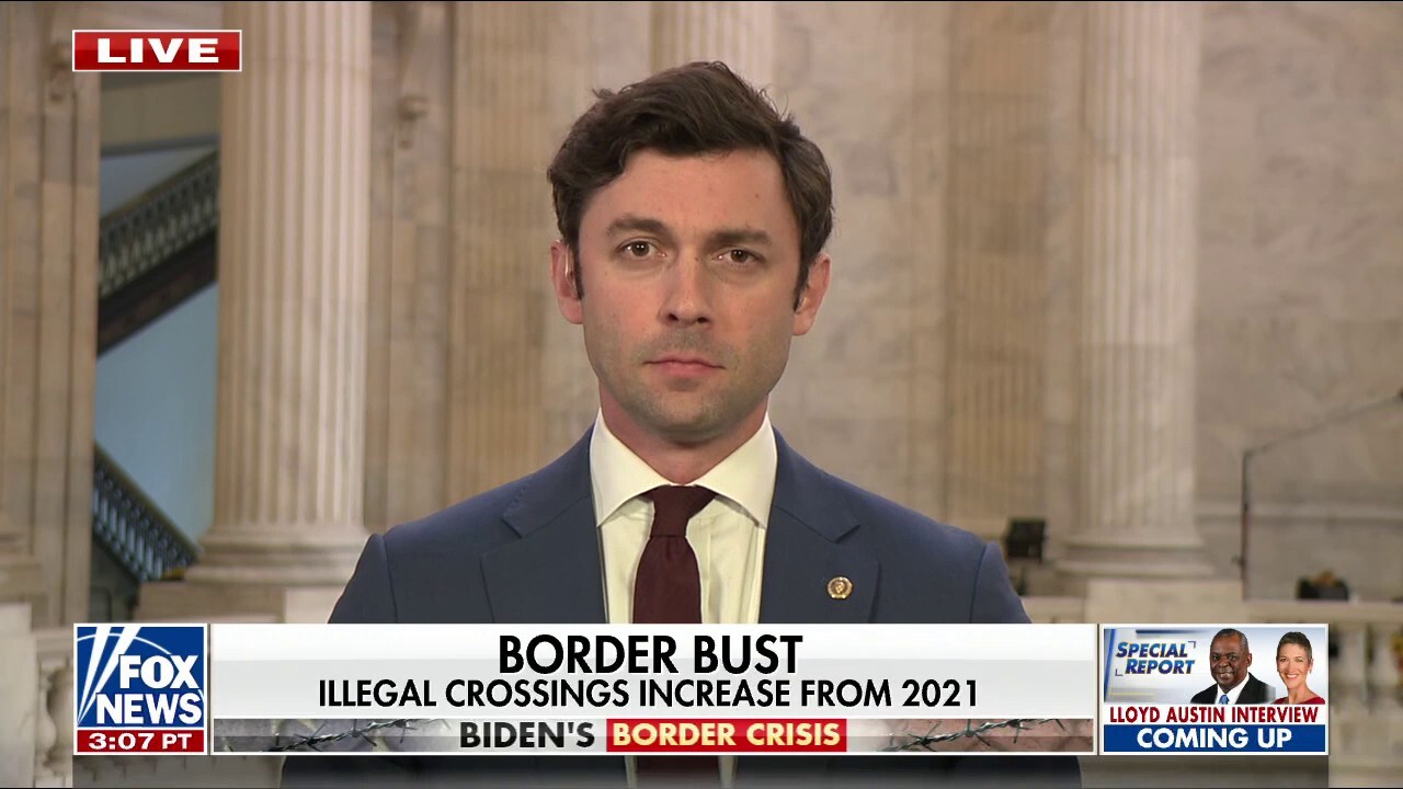 Democrats 'afraid' to discuss border security, says Democratic Sen. Jon Ossoff