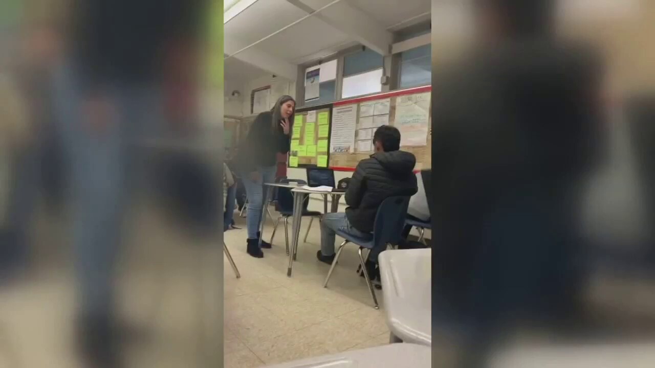 California teacher seen telling student to say racial slur in class