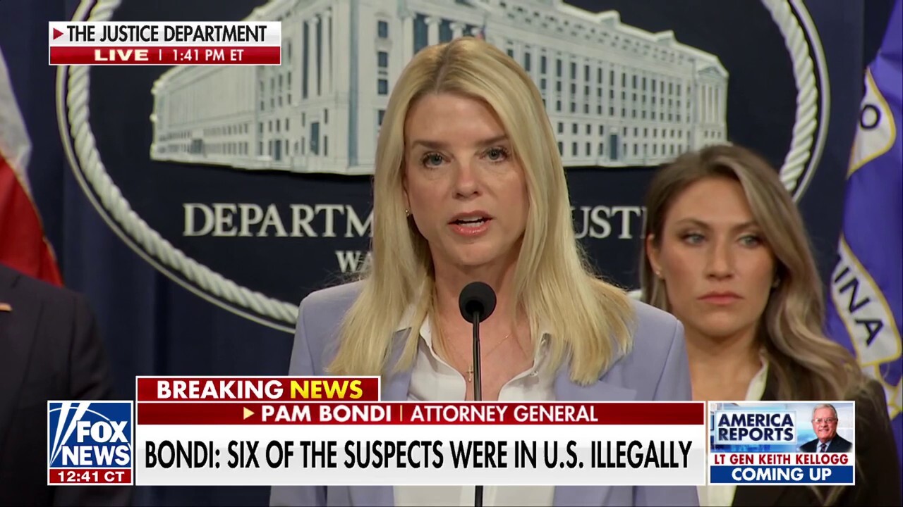 Attorney General Pam Bondi announces one of the largest fentanyl busts in US history