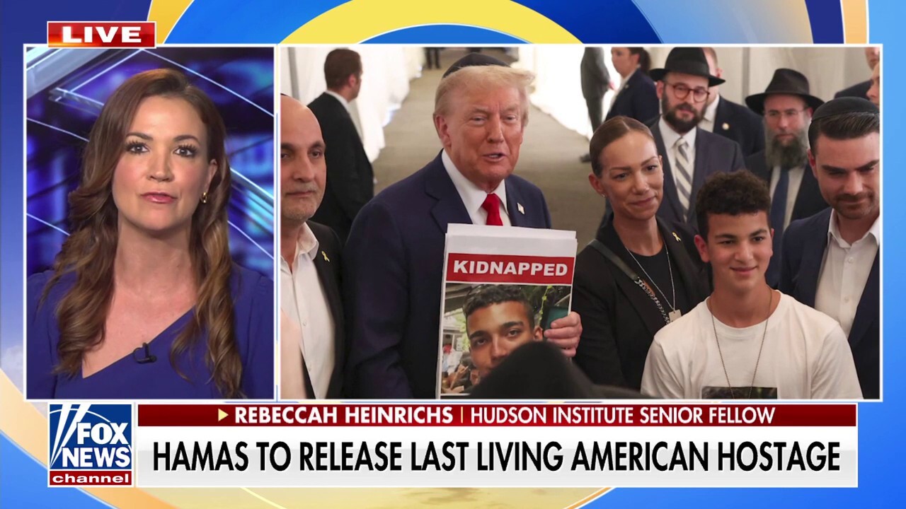 Hamas agrees to merchandise  past  surviving  American hostage up  of Trump's Middle East trip
