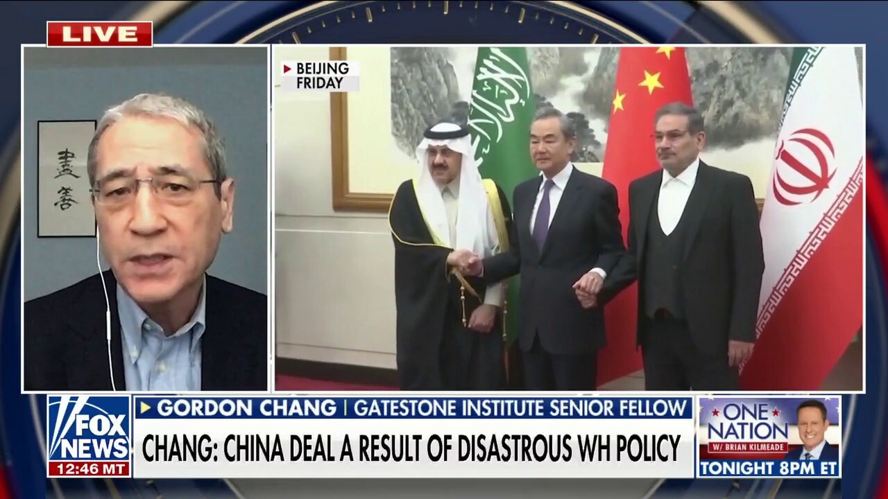 China, Iran and Saudi deal helps Beijing at US expense: Gordon Chang