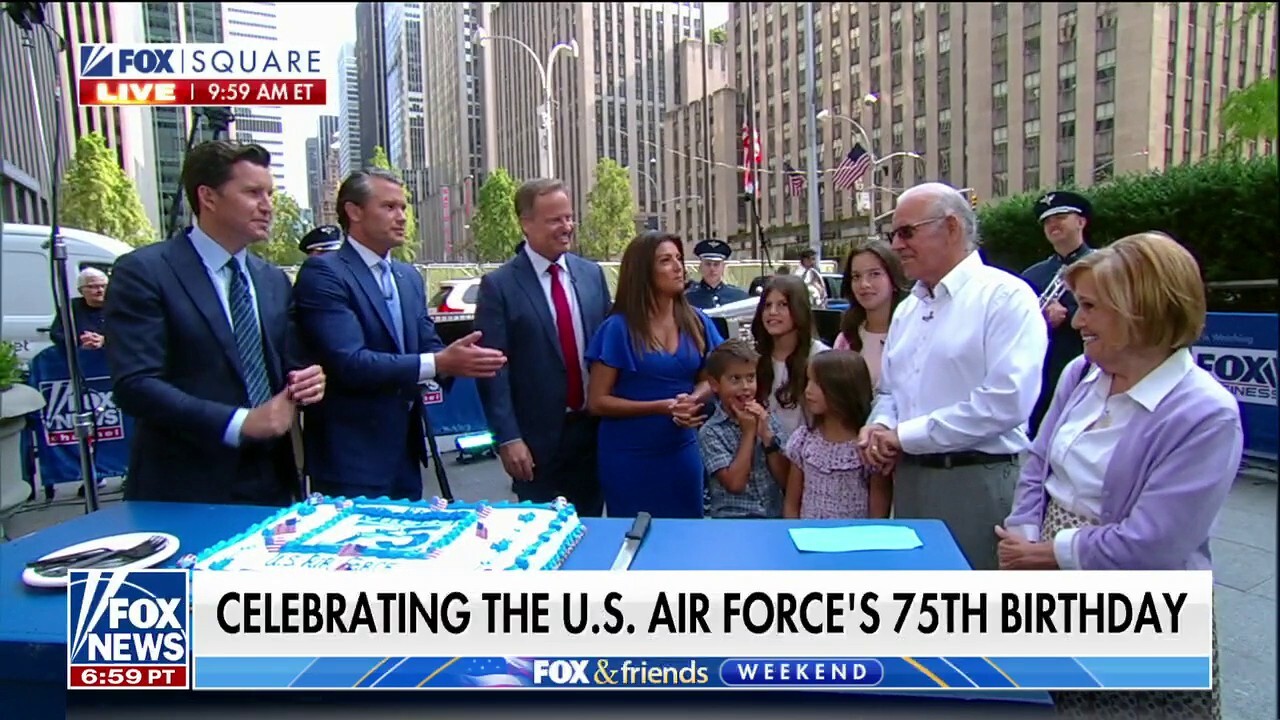 Celebrating the US Air Force’s 75th birthday at FOX Square