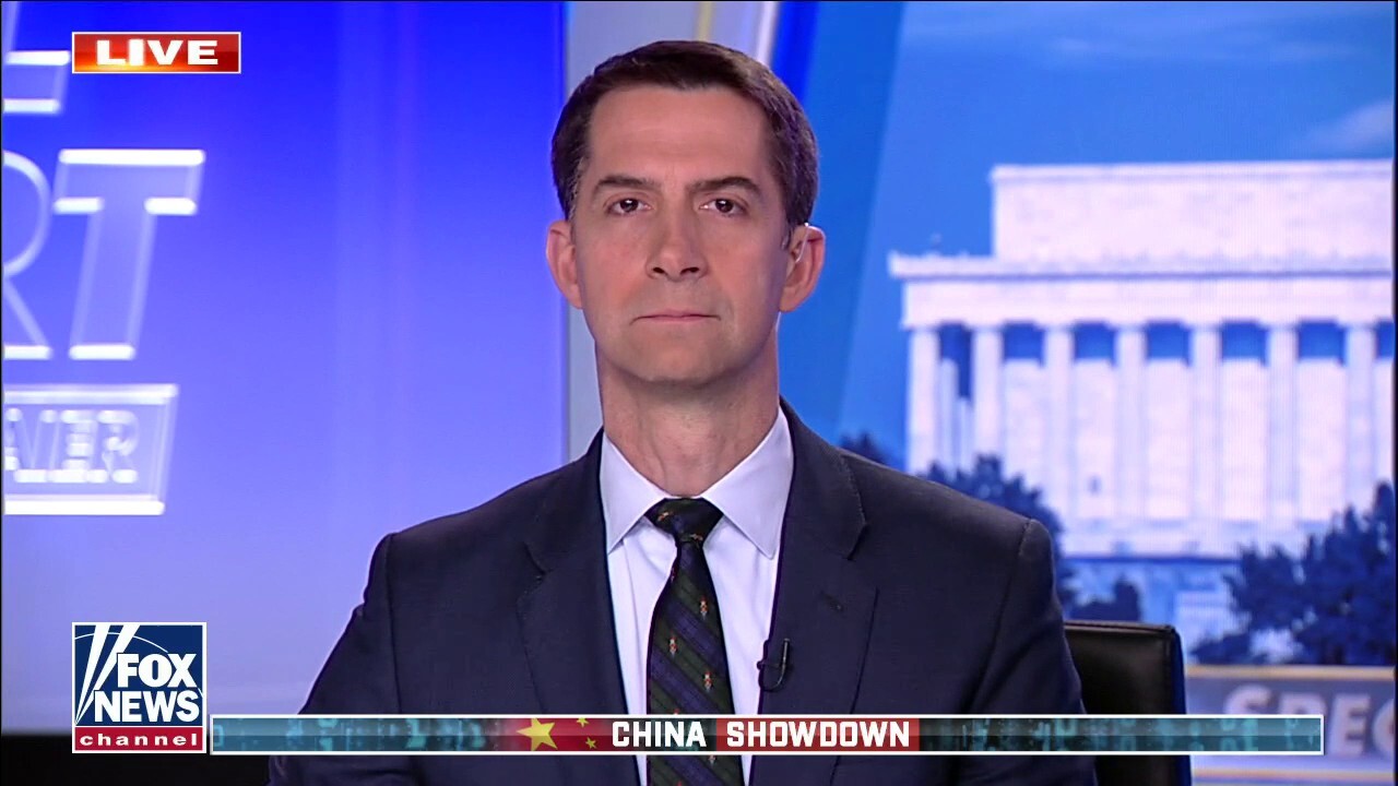 Tom Cotton calls out Biden for projecting ‘pathetic weakness’