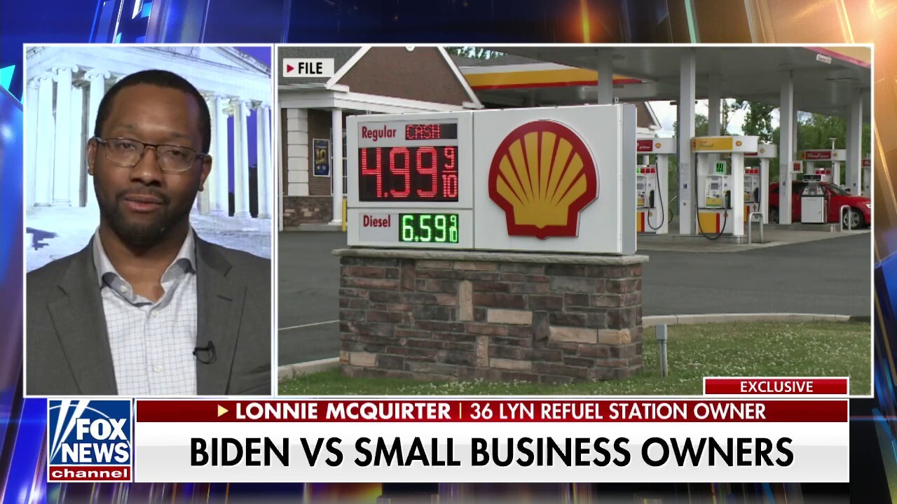 Gas station owner responds to President Biden