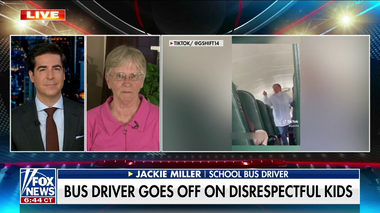 Bus driver Jackie Miller shares her choice words for misbehaved students