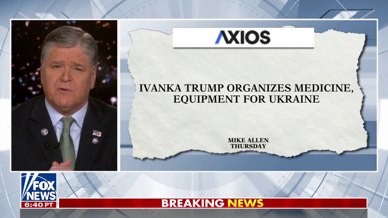 Ivanka Trump organizes equipment, medicine for Ukraine